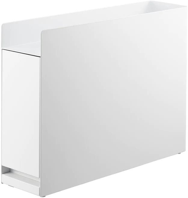 YAMAZAKI Organizér so zásuvkou Tower 6003, biely