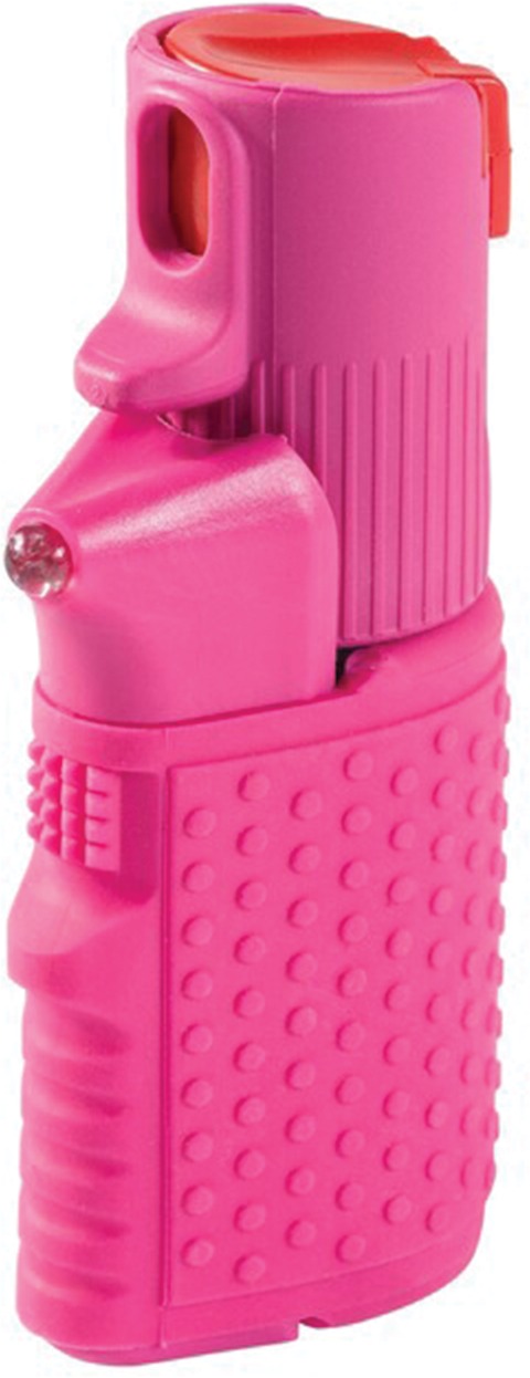 ESP Obranný sprej OC Hurrican so svetlom, 15 ml SFL-02 ružový