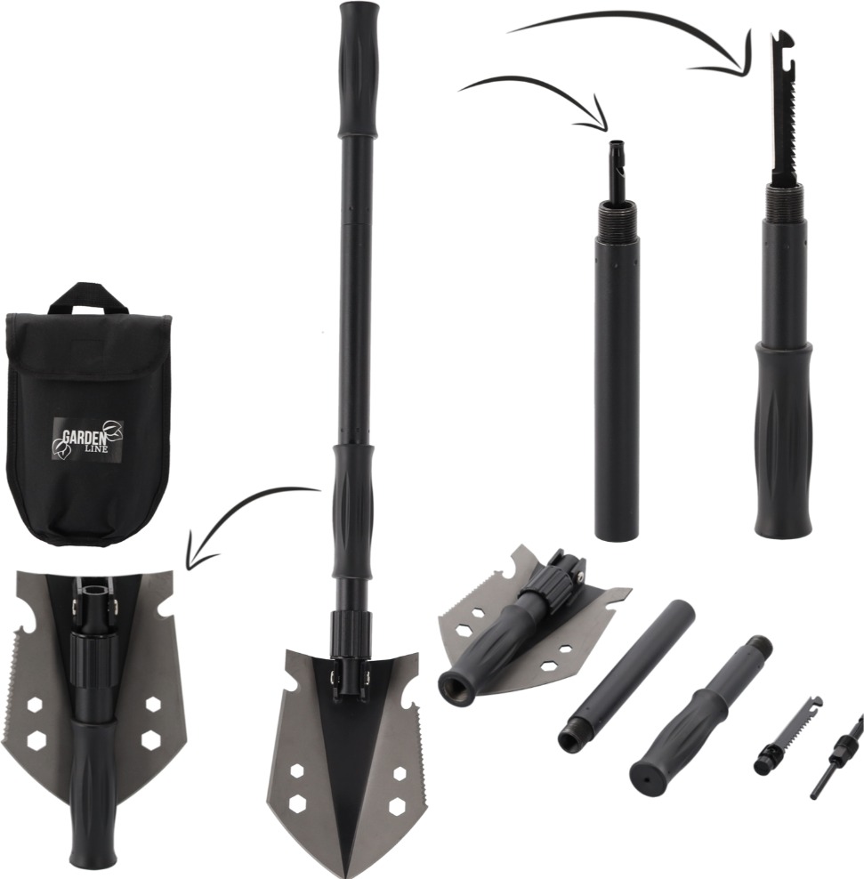 Garden Line Multifunkčná outdoorová lopatka 9 v 1