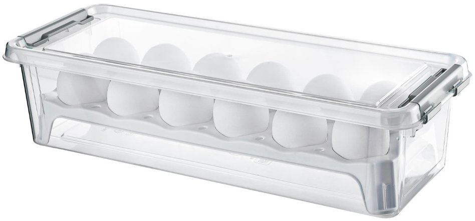 Hobby Life Obdélníková nádoba na vejce s kapacitou 12 kusů