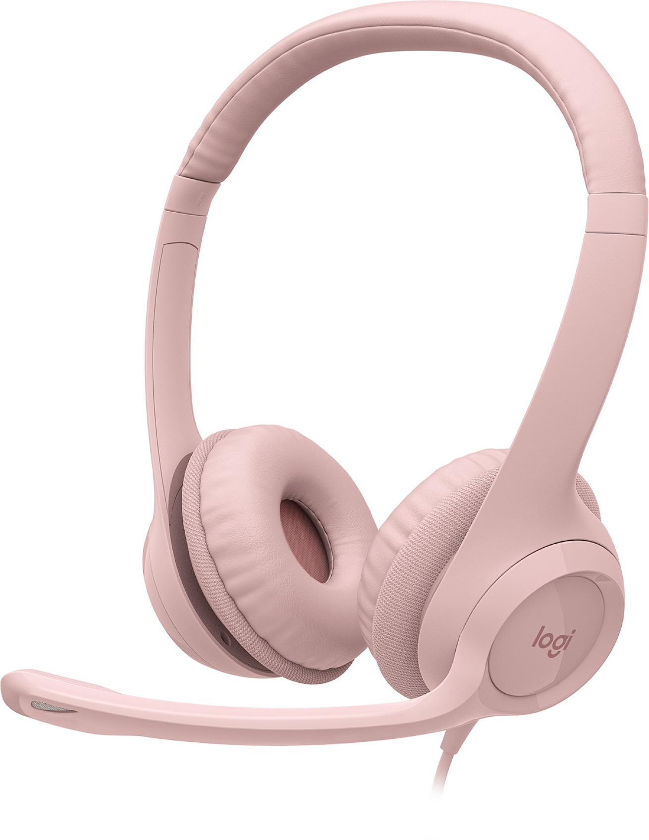 Logitech USB Headset H390 ružový