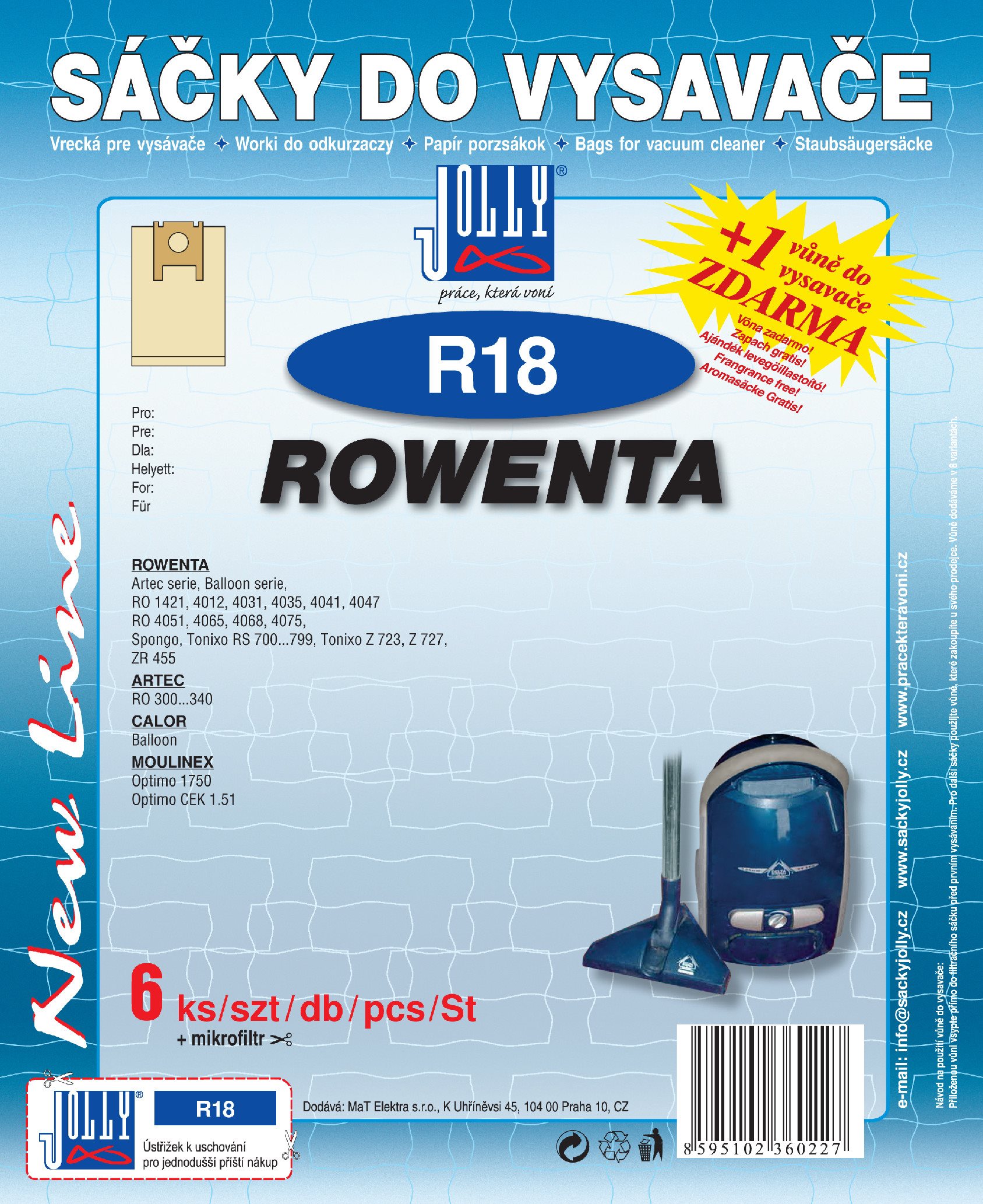 Vrecká do vysávača R18