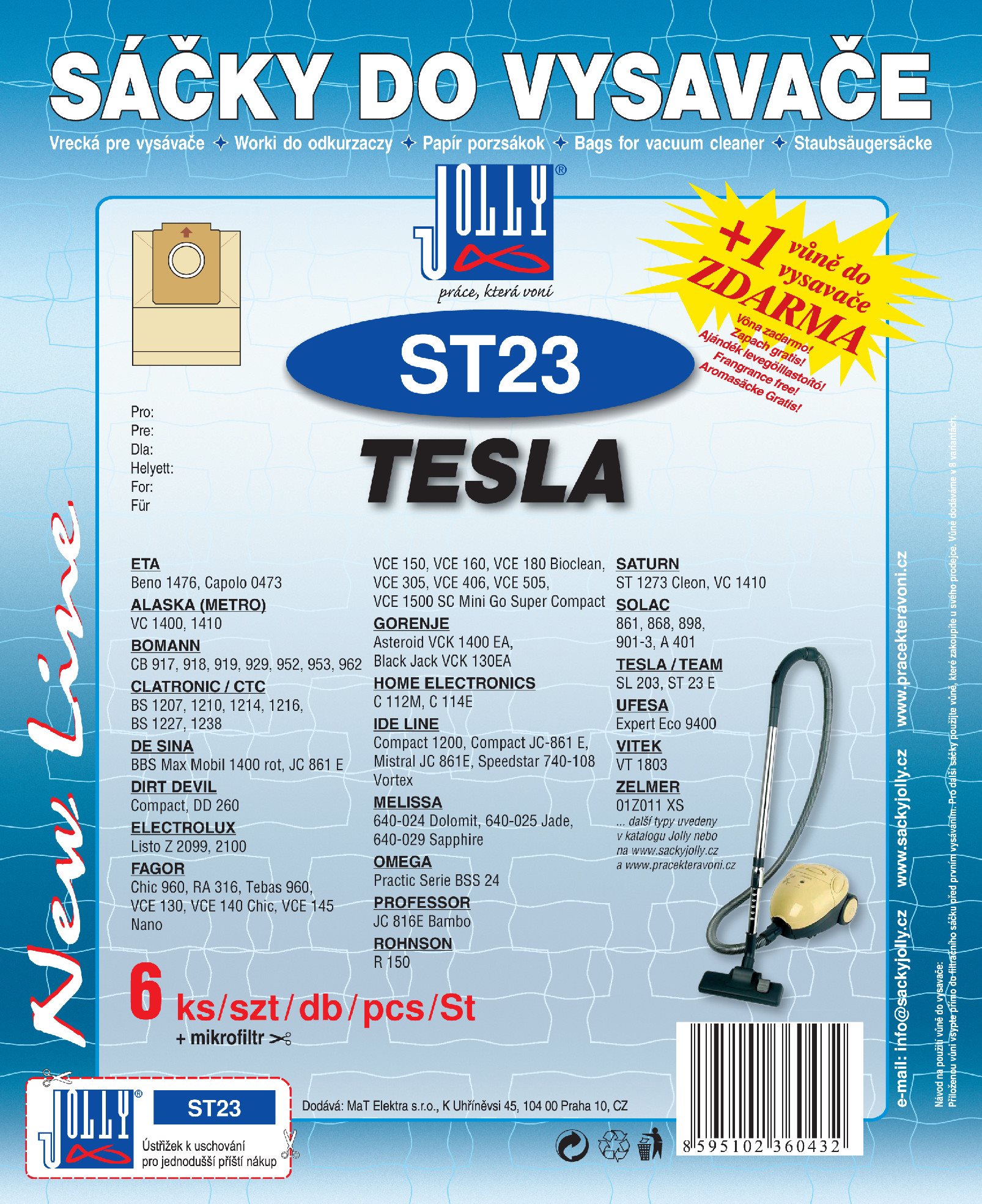Vrecká do vysávača ST23