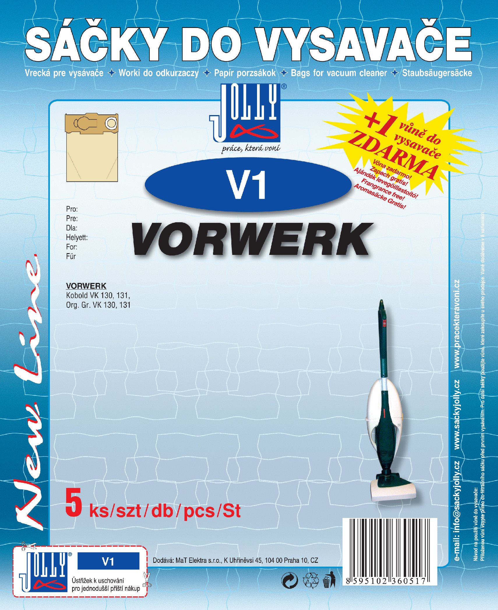 Vrecká do vysávača V1
