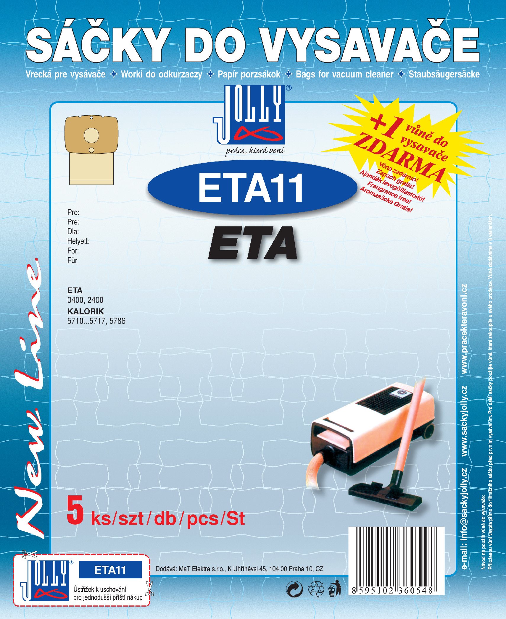 Vrecká do vysávača ETA11