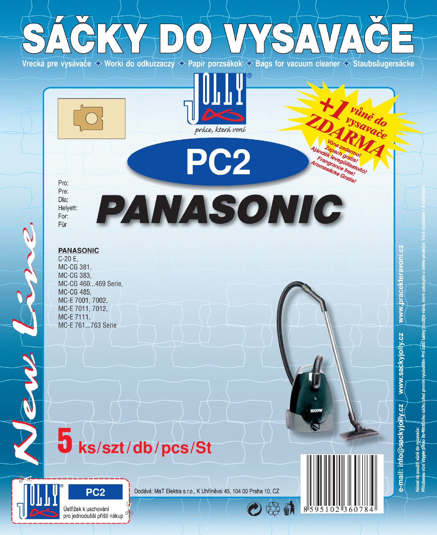 Vrecká do vysávača PC2