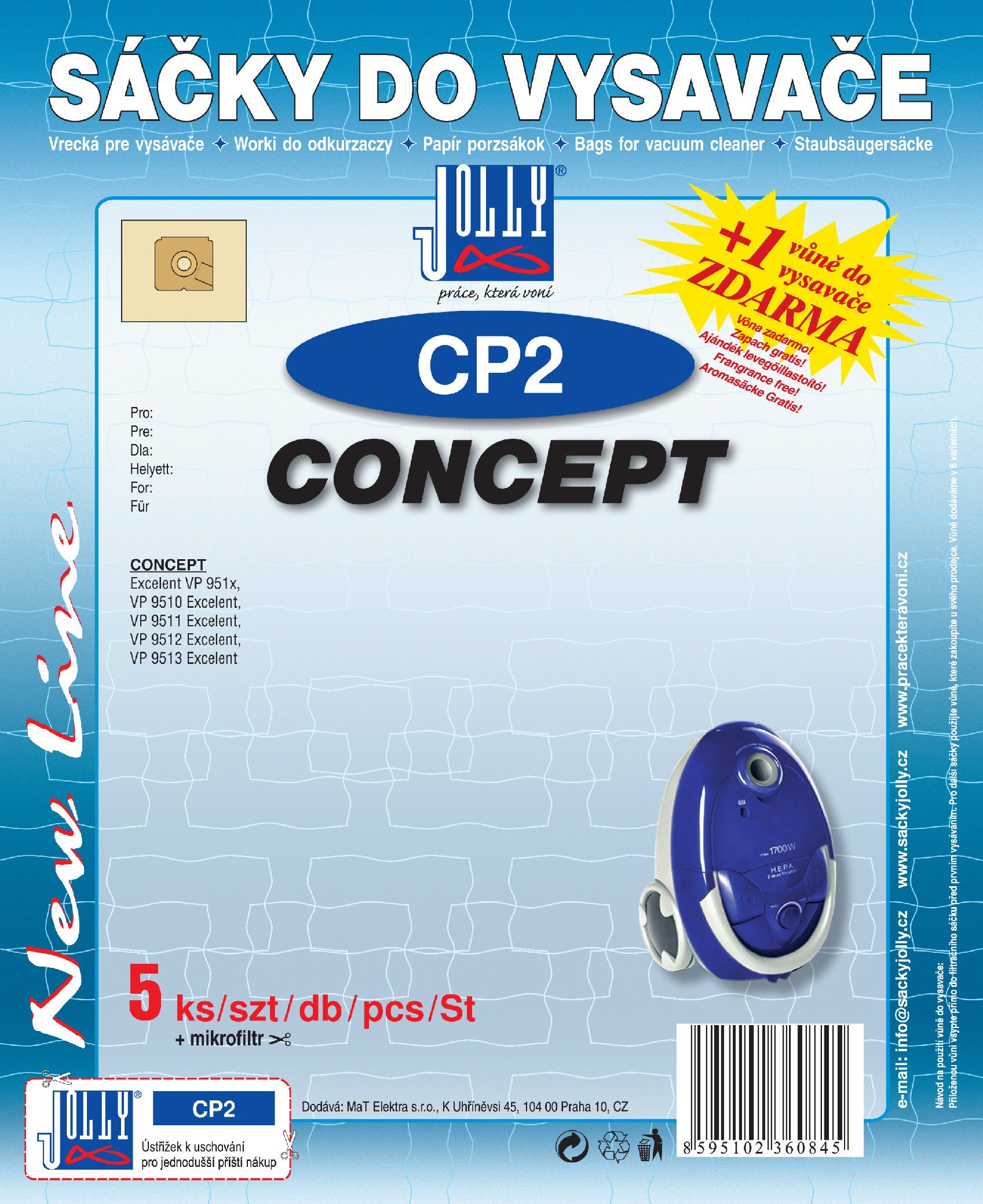Vrecká do vysávača CP2