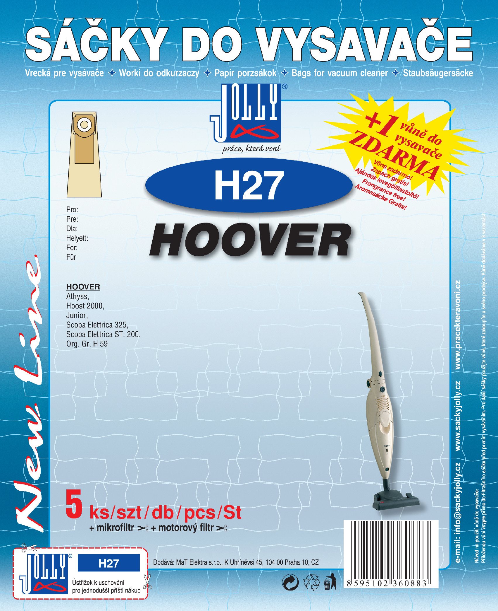 Vrecká do vysávača H27