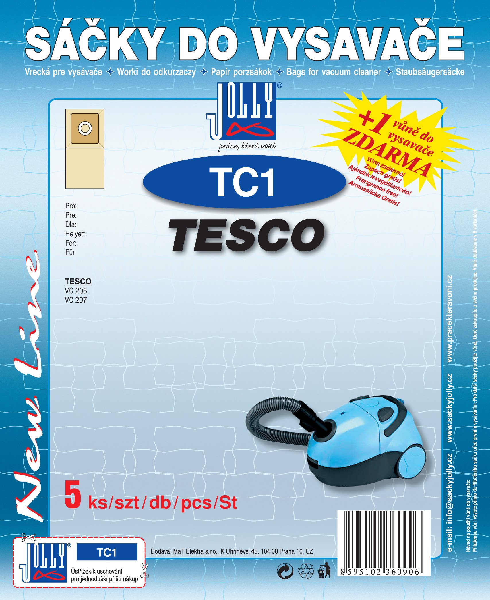 Vrecká do vysávača TC1