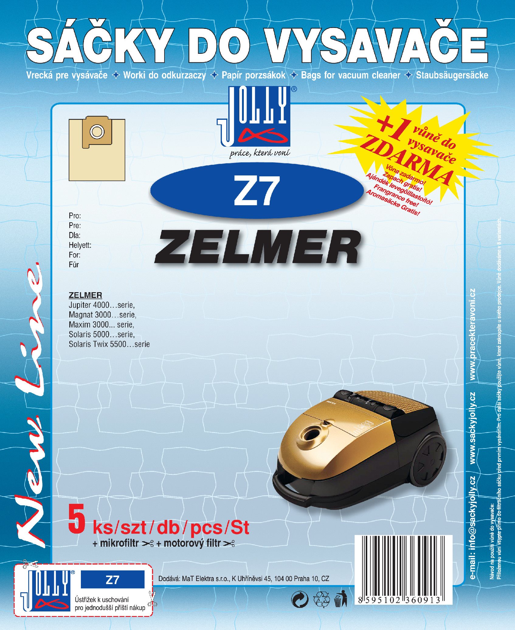 Vrecká do vysávača Z7