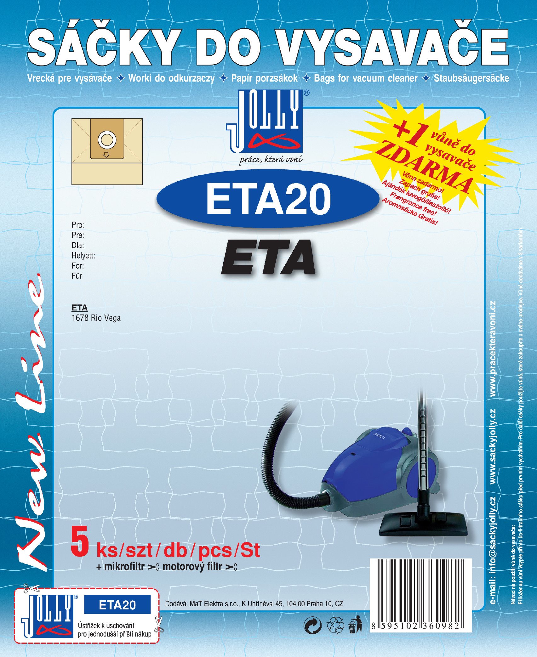 Vrecká do do vysávača ETA20