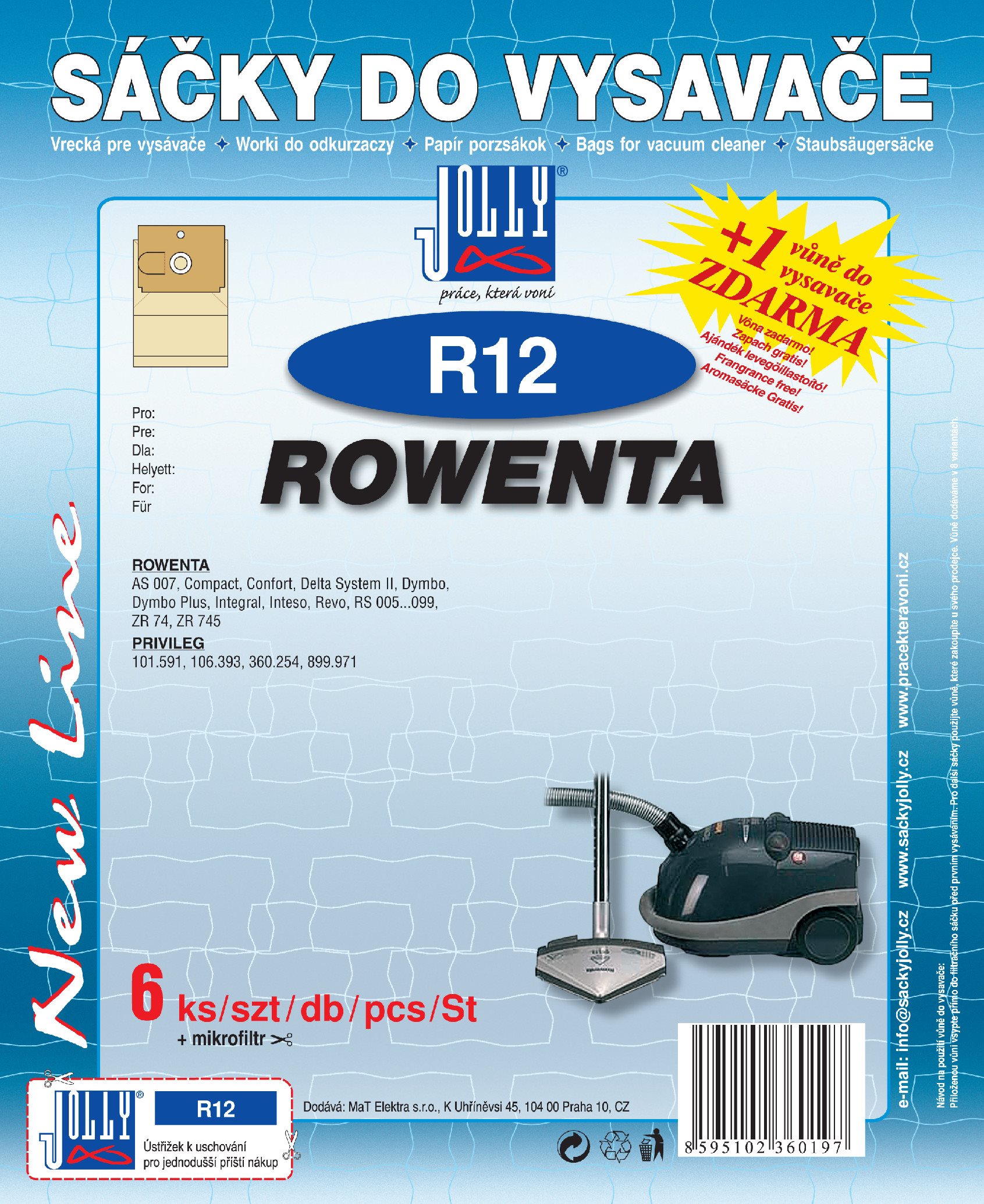 Vrecká do vysávača R12
