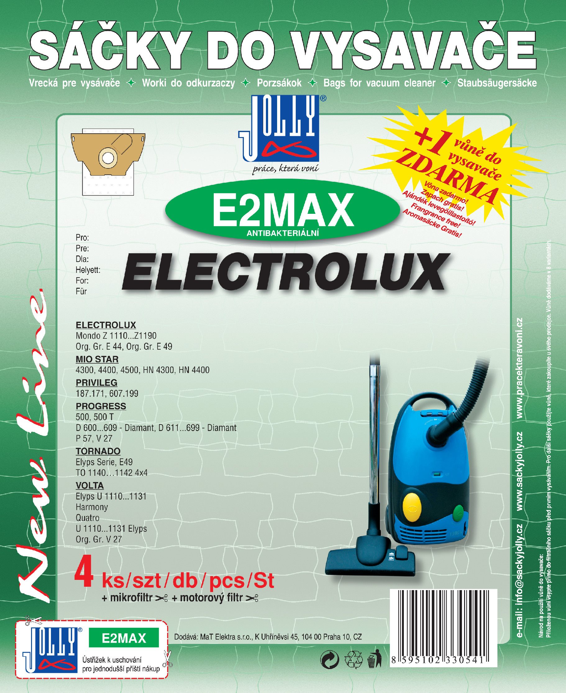 Vrecká do vysávača E2 MAX – textilné