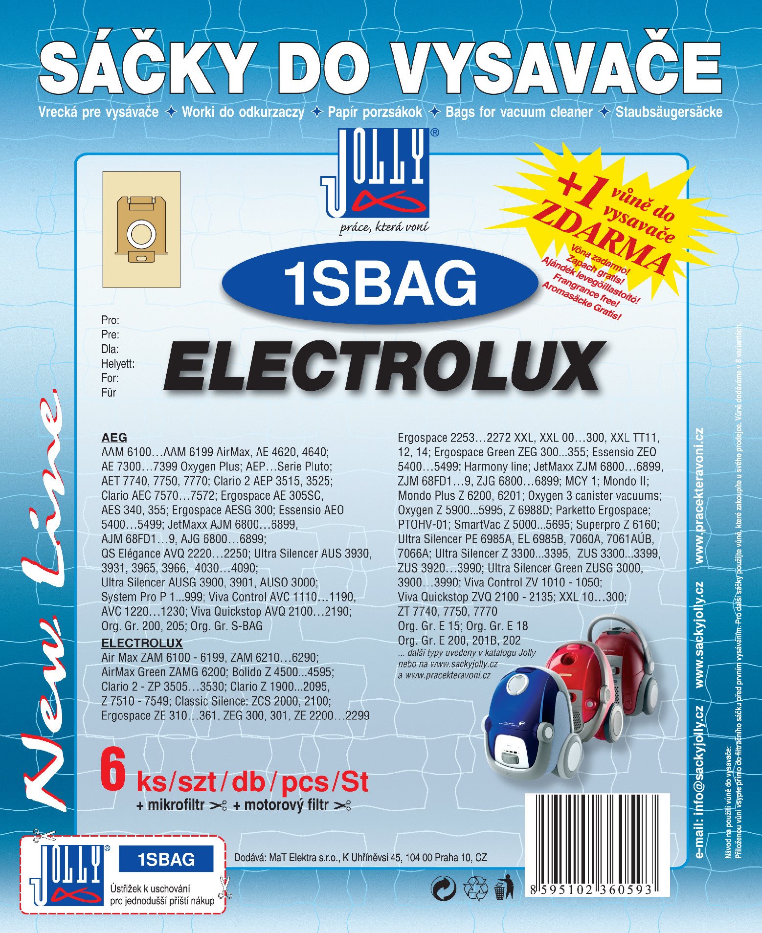 Vrecká do vysávača 1SBAG