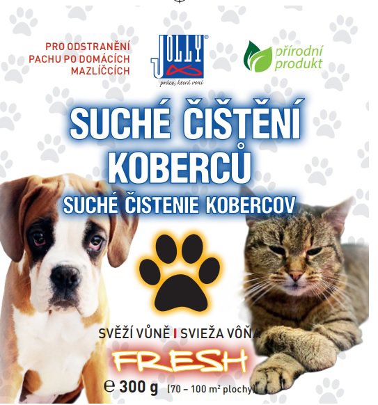 Jolly Suché čistenie kobercov – Fresh (pre domácich maznáčikov)