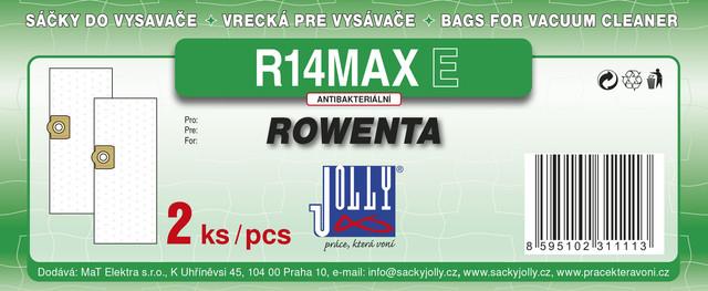 JOLLY Vrecká do vysávača R14 MAX E, 2 ks – textilné