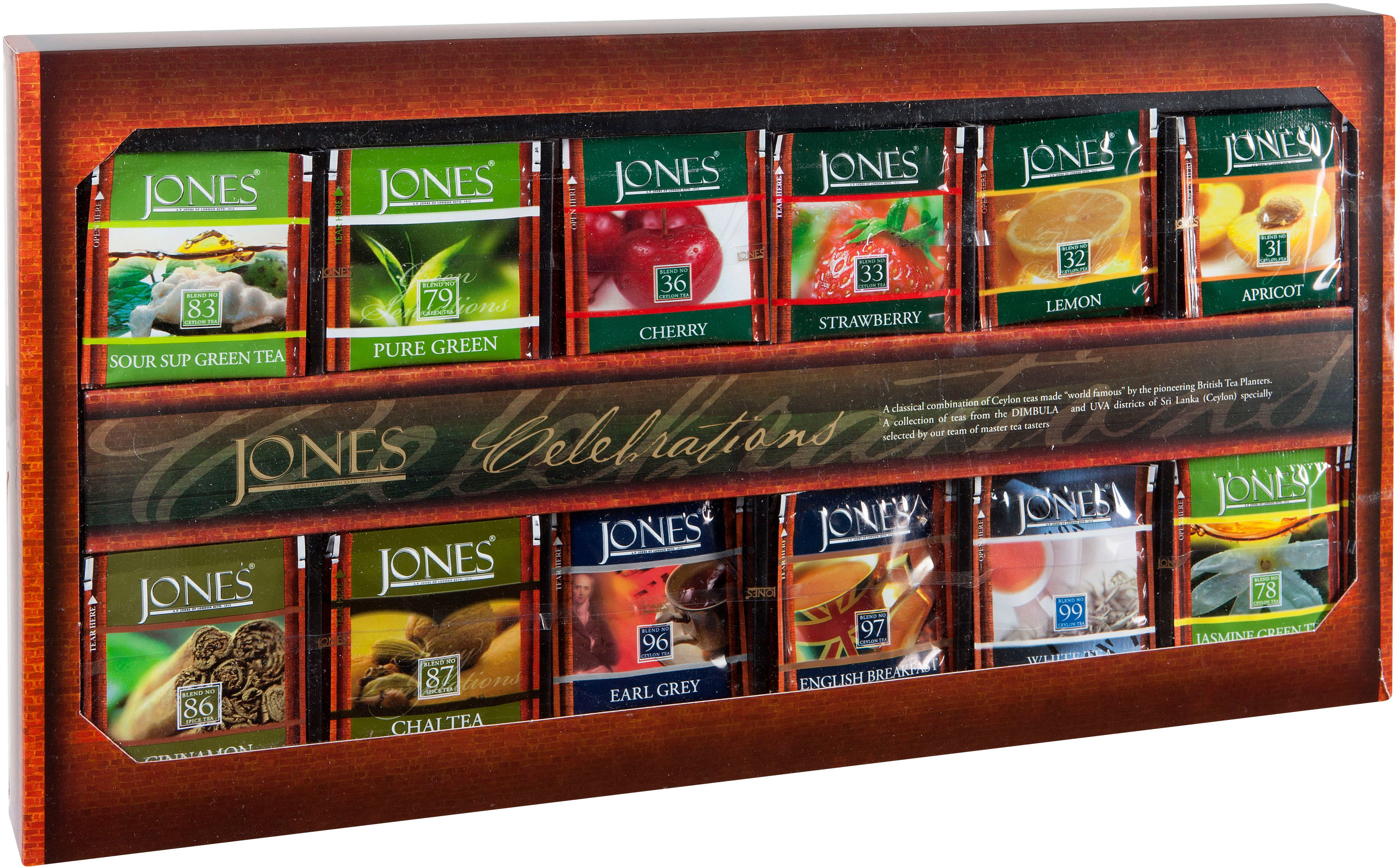Jones Celebrations Darčeková kazeta 120× 1,5 g