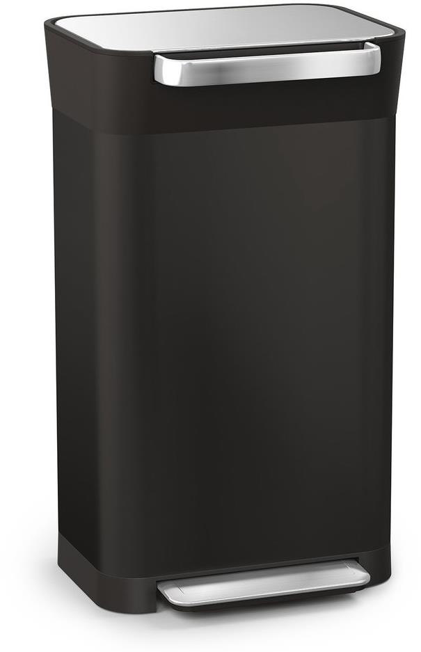 JOSEPH JOSEPH Odpadkový kôš stláčací – kompaktor Titan 30 L Steel 30146, čierny