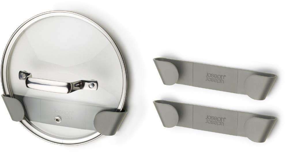 JOSEPH JOSEPH Držiaky pokrievok do kuchynskej skrinky Duo 851668, 3 ks
