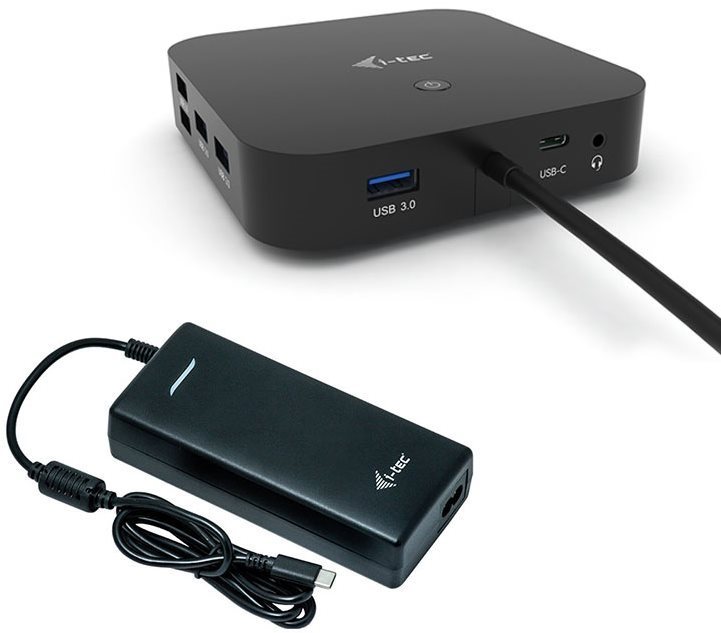 i-tec USB-C Dual Display Docking Station s Power Delivery 100 W + i-tec Universal Charger 112 W