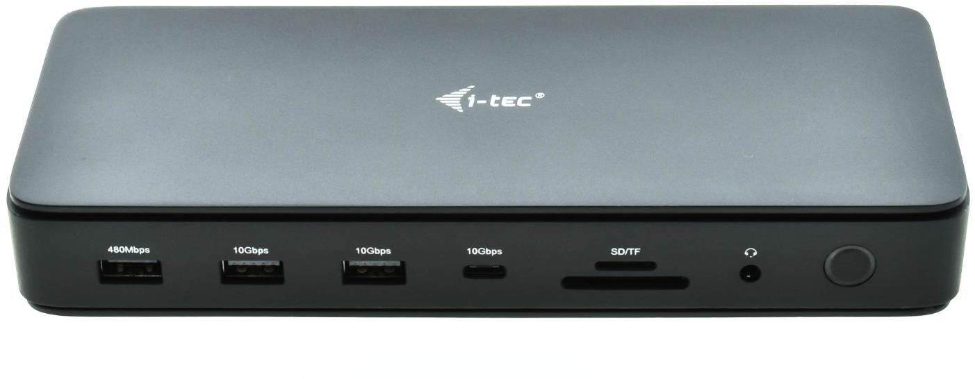 i-tec Thunderbolt4 2× Display Docking Station Gen3, 7× USB, 2.5 GLAN, PowerDelivery 92 W