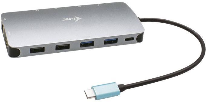 I-TEC USB-C Metal Nano 3× Display Docking Station + Power Delivery 100 W