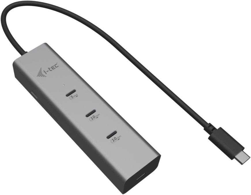 i-tec USB-C Charging Metal HUB 5port s USB-C video 8K, Power Delivery 85W