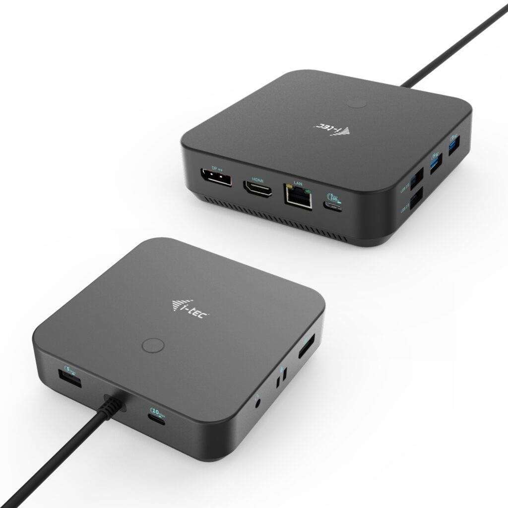 i-tec USB-C HDMI + Dual DP Docking Station with Power Delivery 100 W