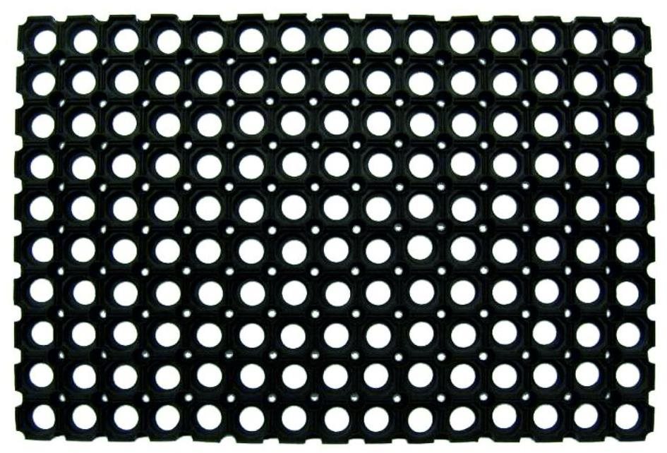 DuraHome Čistiaca vstupná rohož Gusla 40 × 60 cm, čierna