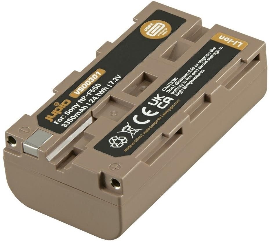 Jupio NP-F550 *ULTRA C* 3350 mAh s USB-C vstupom na nabíjanie