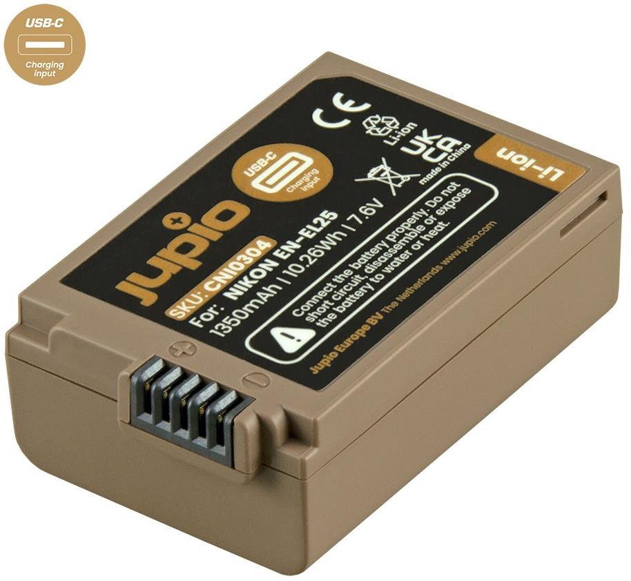 Jupio EN-EL25 *ULTRA C* 1 350 mAh s USB-C vstupom na nabíjanie