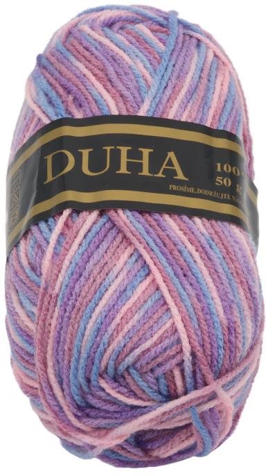 Dúha 50 g – 008 ružová, fialová, modrá