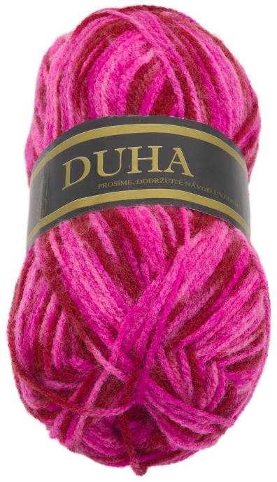 Dúha 50 g – 899 svetlo ružová, tmavo ružová