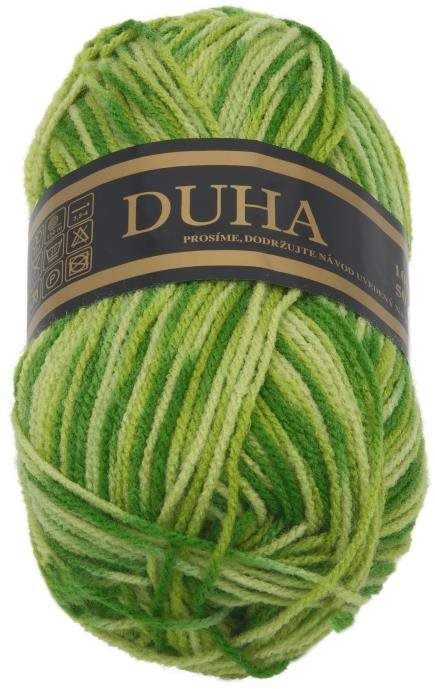 Dúha 50 g – 903 svetlozelená, tmavozelená