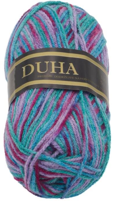 Duha 50 g – 770 tyrkysová, ružová, fialová