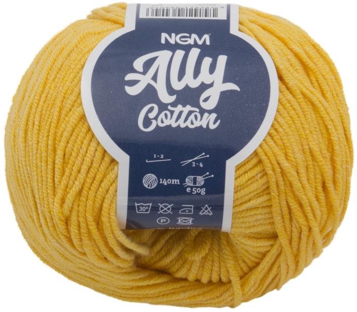 Ally cotton 50 g – 039 žltá