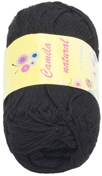 Camilla natural 50 g – 001 čierna