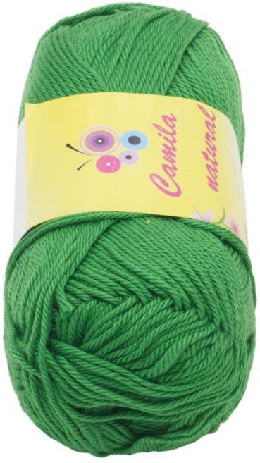 Camilla natural 50 g – 147 tmavozelená