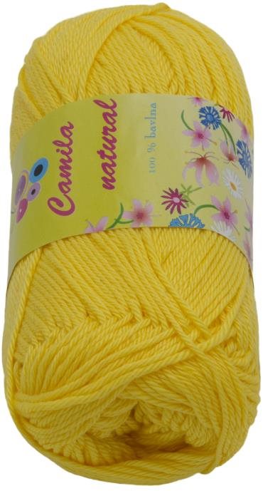 Camilla natural 50 g – 180 žltá