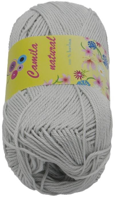 Camilla natural 50 g – 230 svetlo sivá