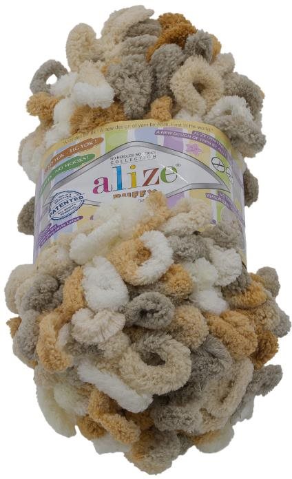 Puffy color 100 g – 5926 béžová, biela