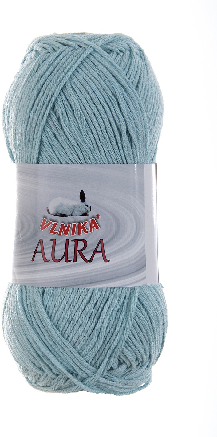 VLNIKA Priadza Aura 100 g – 909 svetlomodrá