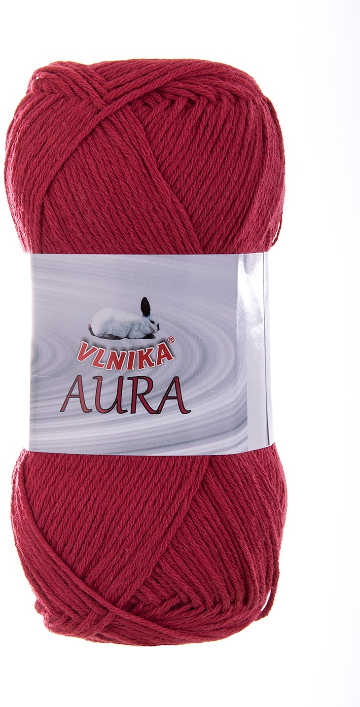 VLNIKA Priadza Aura 100 g – 911 červená