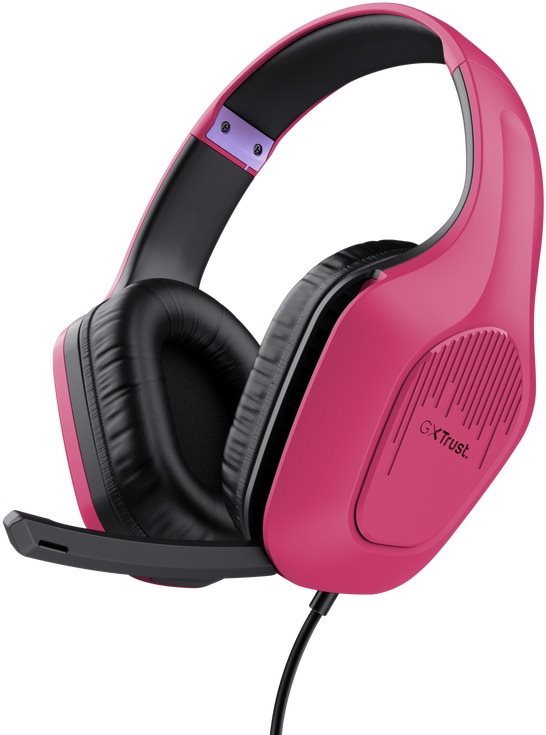 Trust GXT415P ZIROX HEADSET – ružová