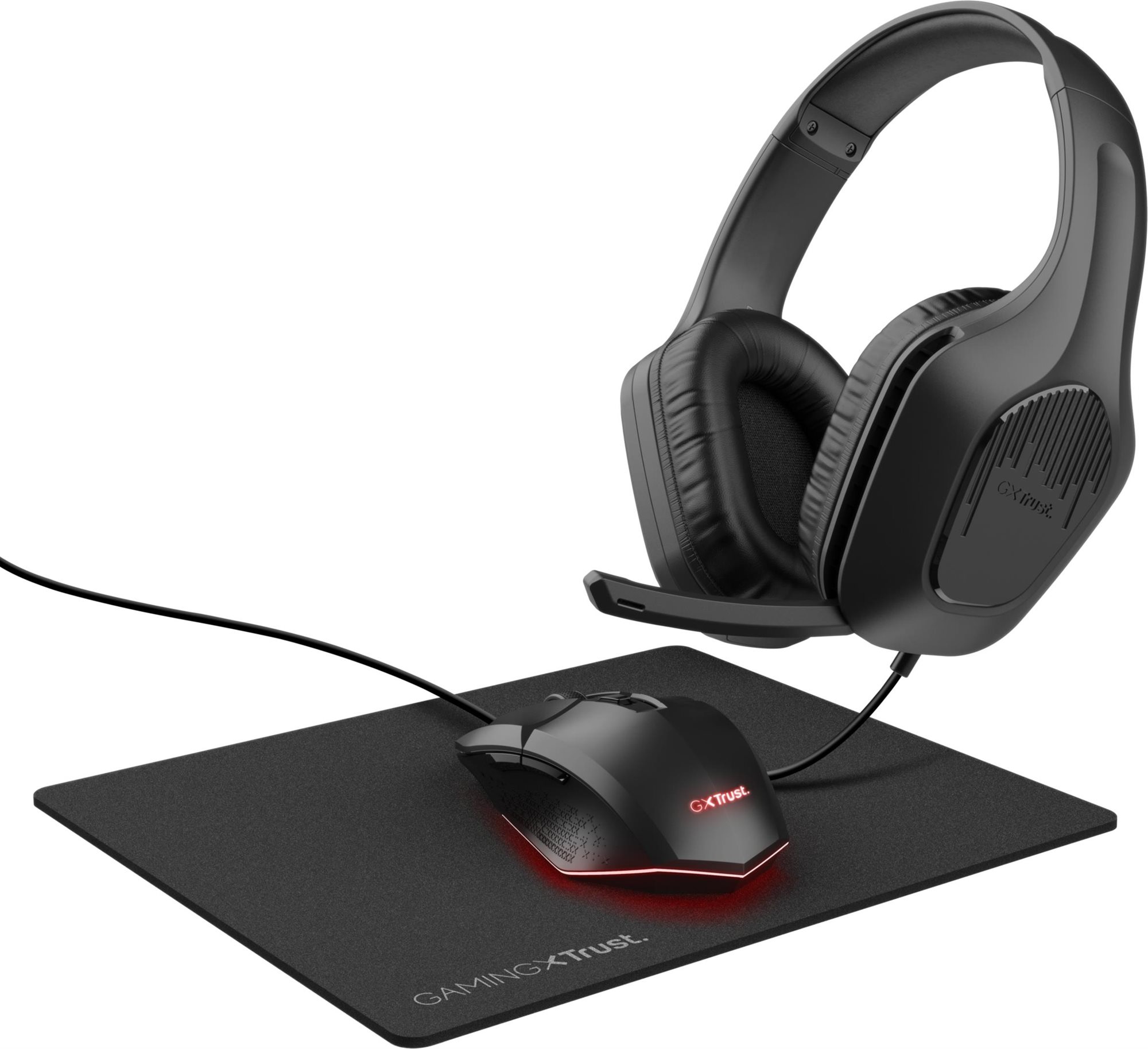Trust GXT790 TRIDOX 3-IN-1 BUNDLE – čierna