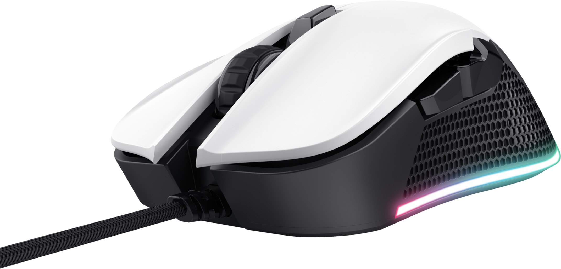 Trust GXT922W YBAR Gaming Mouse White – biela