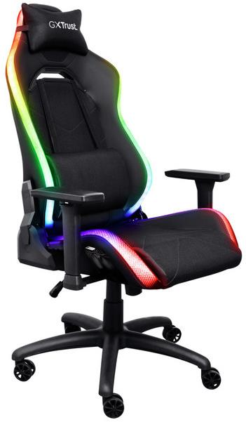 Trust GXT719 RUYA RGB Gaming Chair Black – čierna