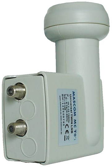 Mascom MCT02HD Twin LNB 0,2 dB