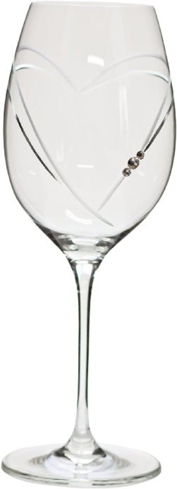 B.BOHEMIAN Svadobné poháre 470 ml HEARTS 2 ks
