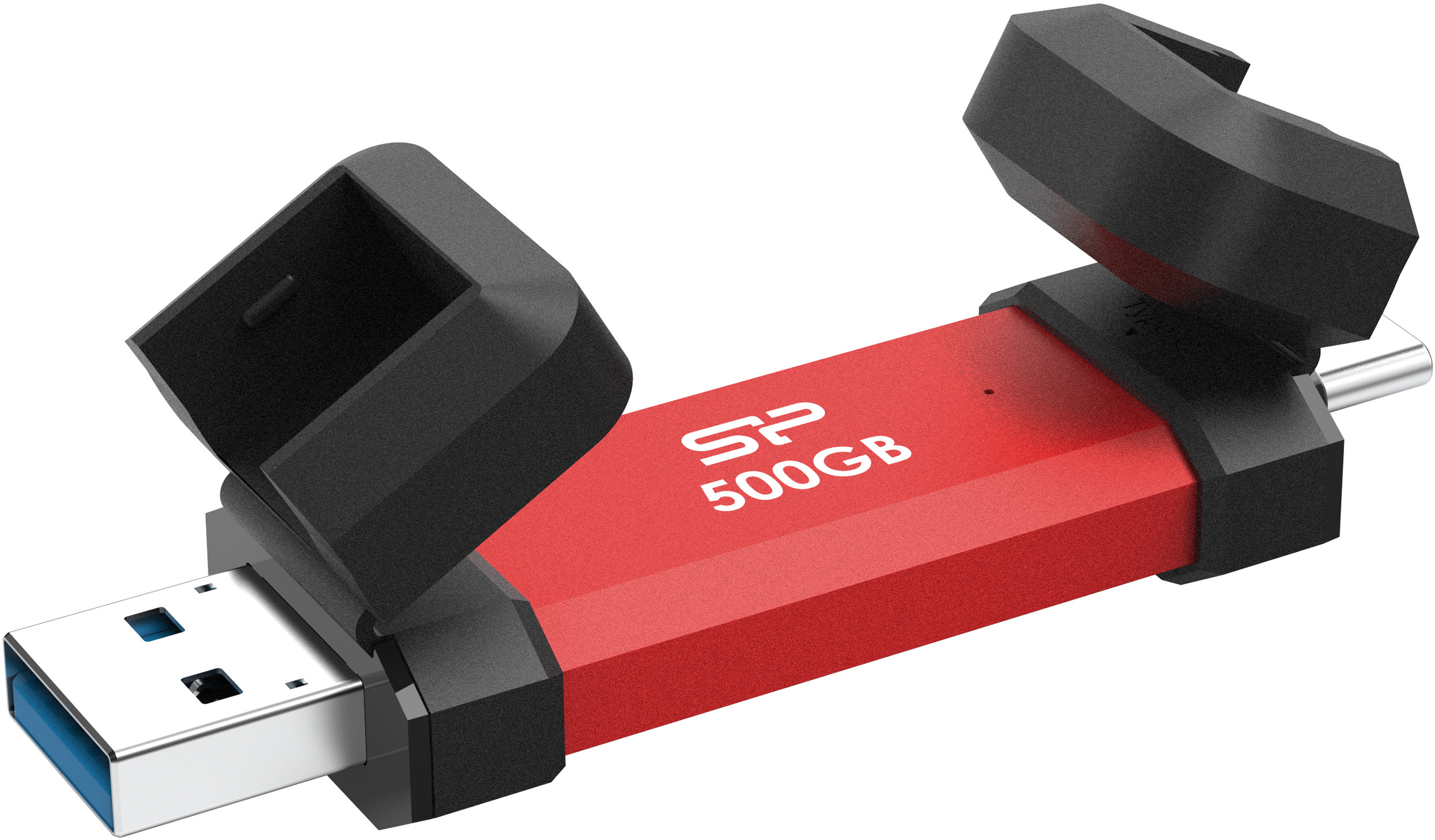 Silicon Power DS72 500GB, červený